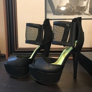 Black high heels
